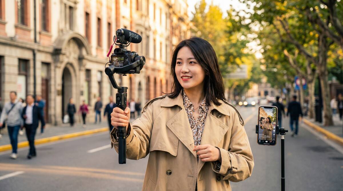 无线臀山户外Vlog视频